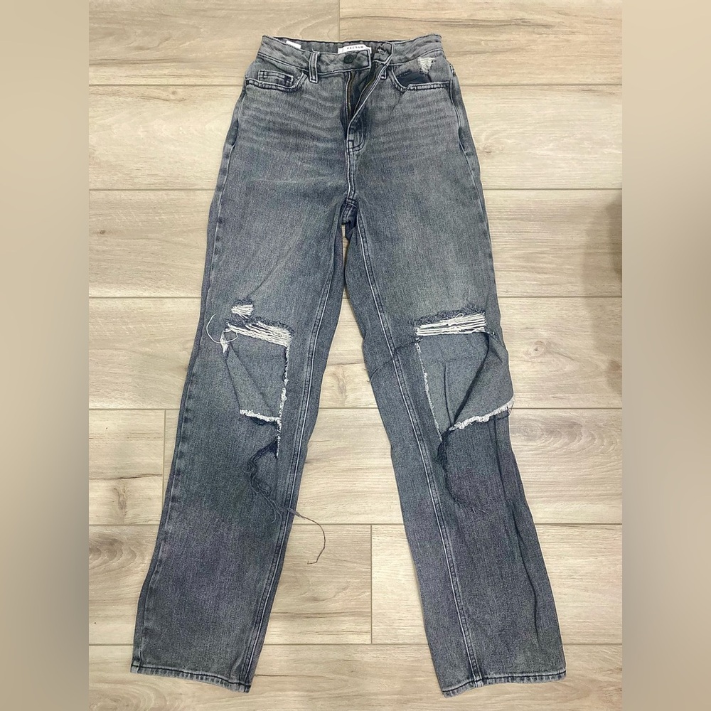 Grey Ripped Pacsun Jeans
